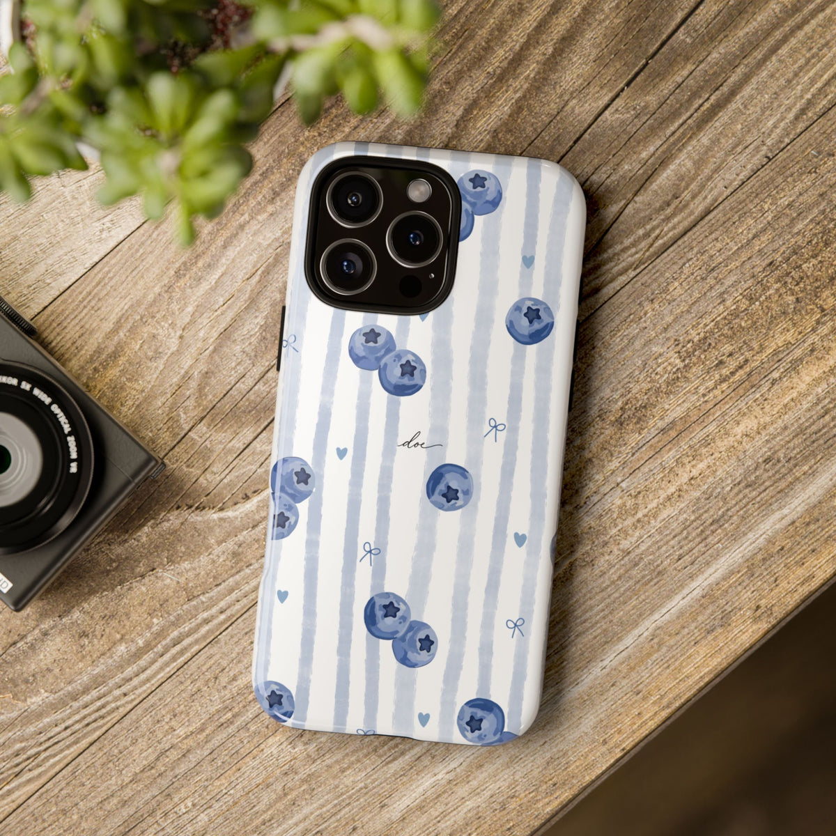 Blueberries iPhone Case