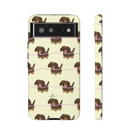 Yellow Dachshunds Google Case