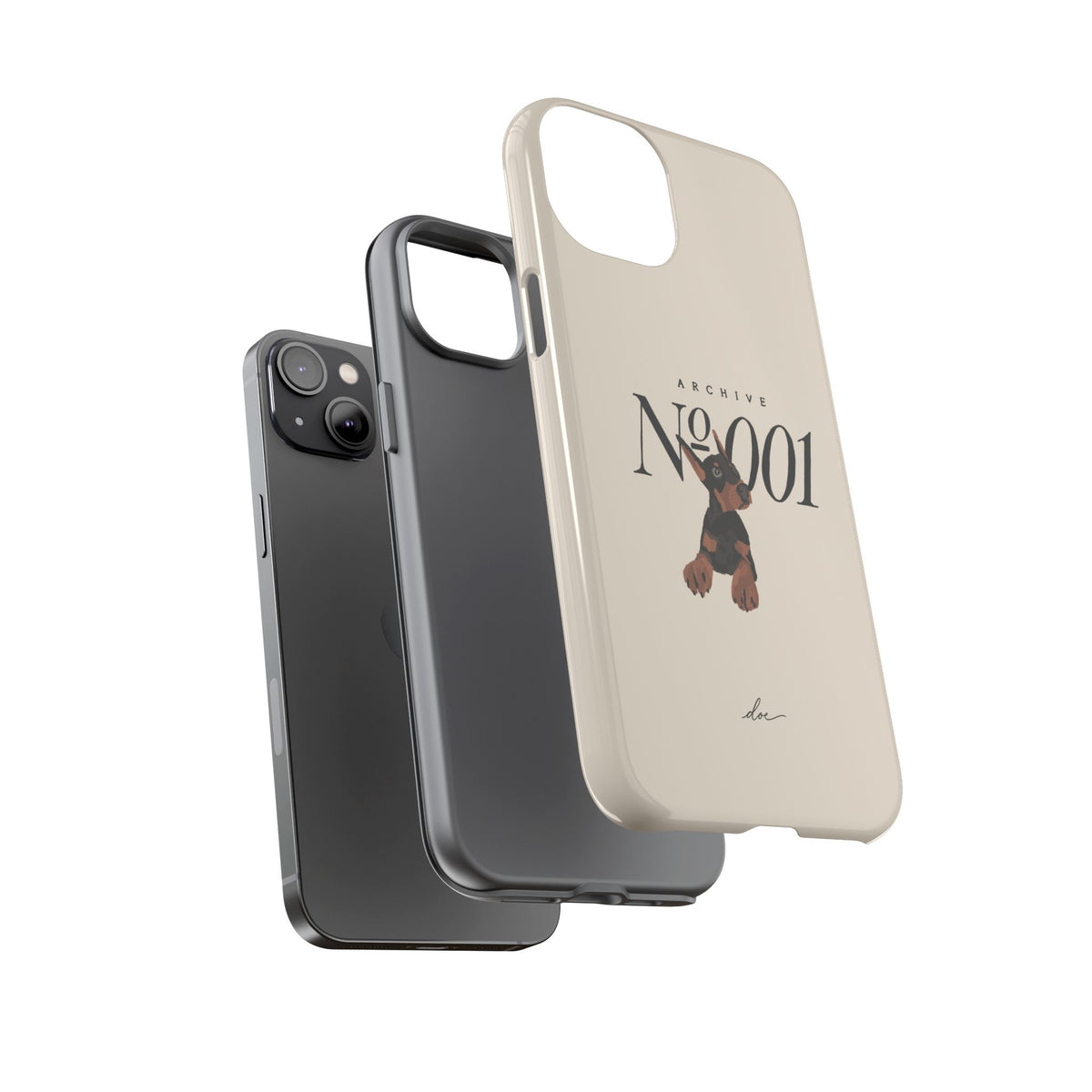 Doberman 001 iPhone Case