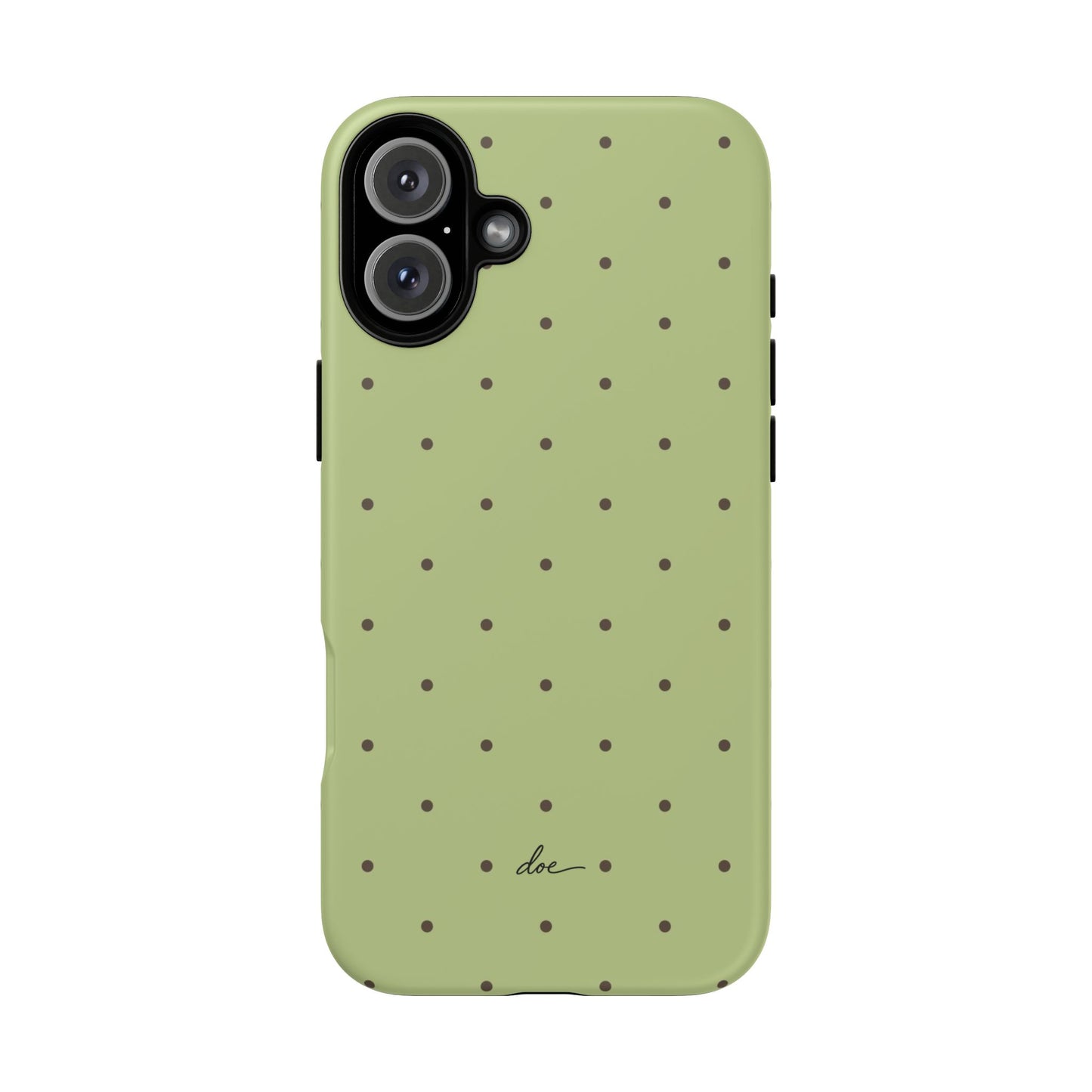 Polka Greens iPhone Case