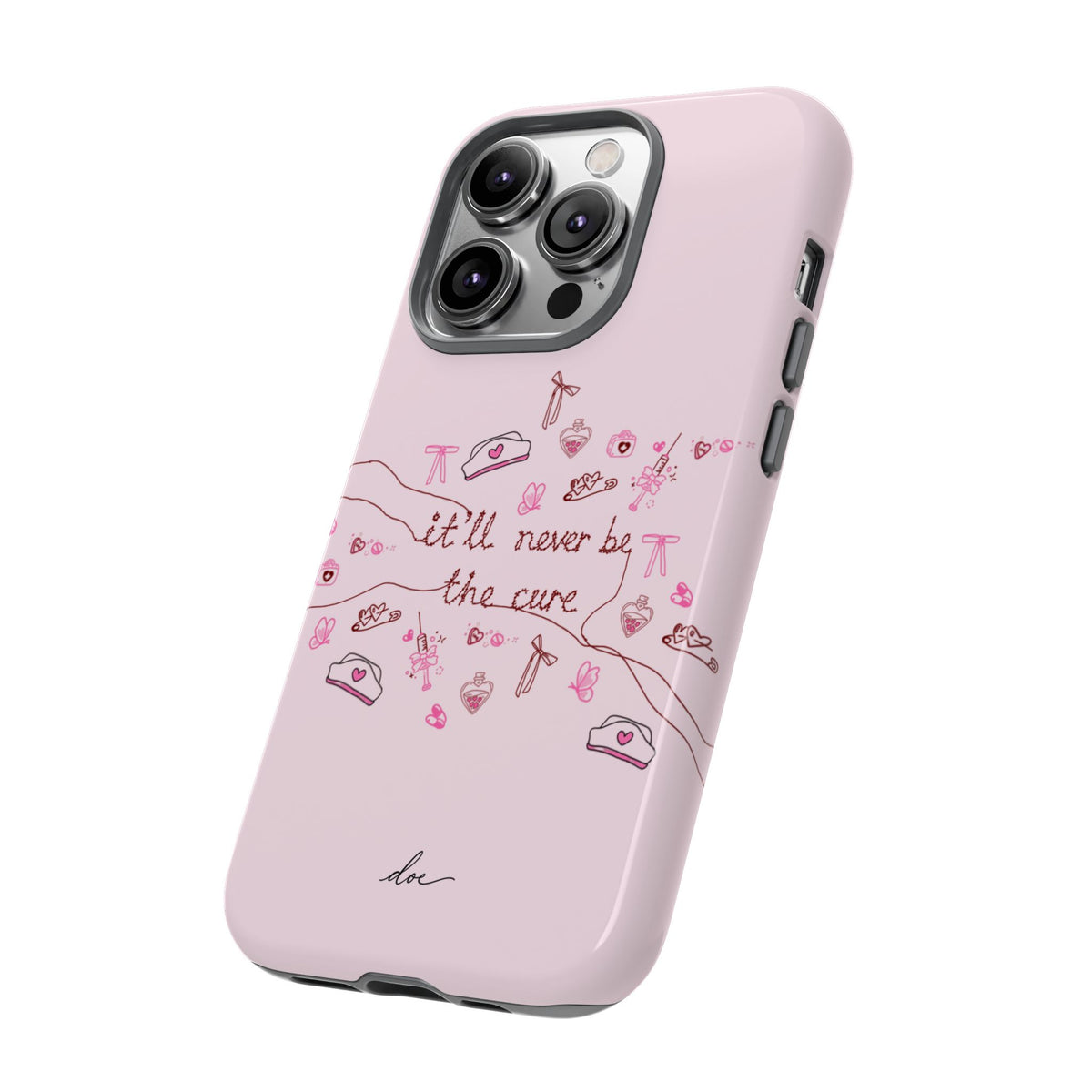 Never The Cure iPhone Case