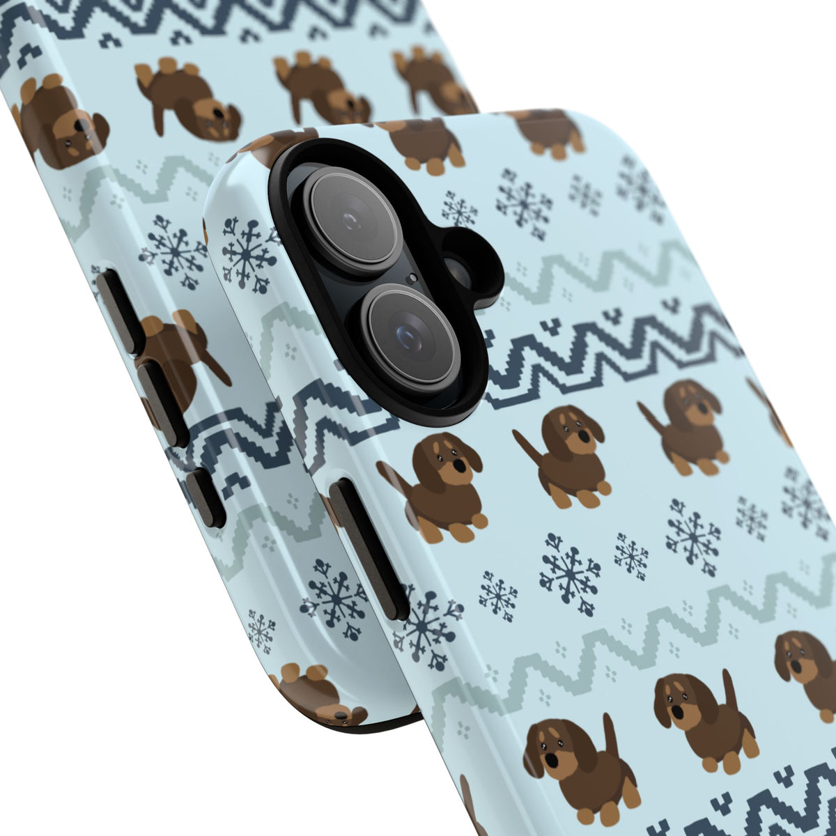 Christmas Dachshunds iPhone Case