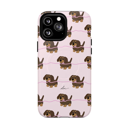 Pink Dachshunds Magsafe Case