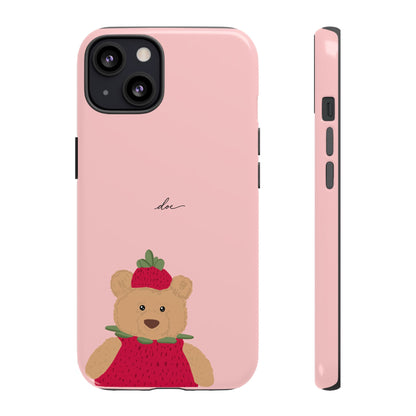 Strawberry Bear iPhone Case