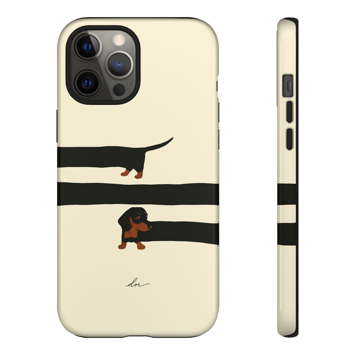 Stretchy The Dachshund iPhone Case