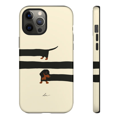 Stretchy The Dachshund iPhone Case