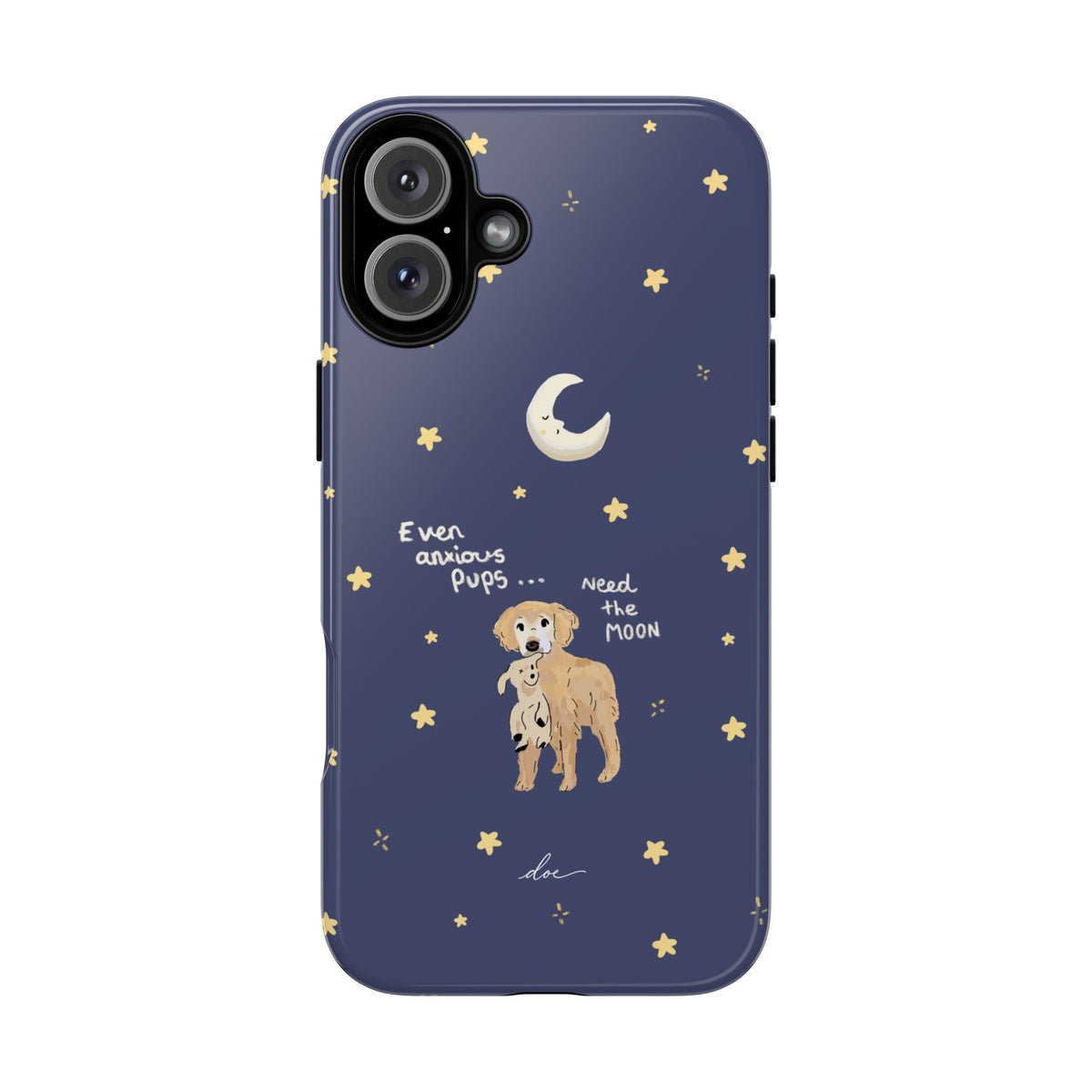 Anxious Pup iPhone Case