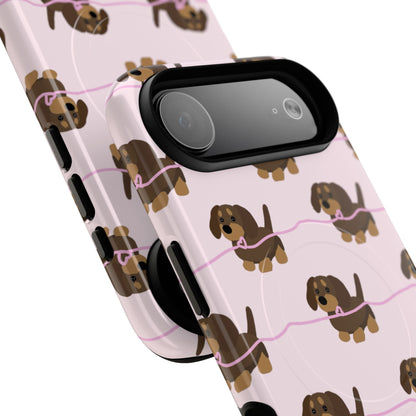 Pink Dachshunds Magsafe Case