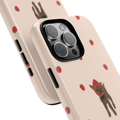 Strawberry Fawn iPhone Case