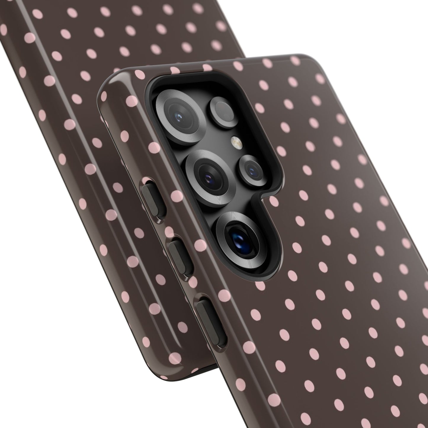 Brown Polka Dot Samsung Case