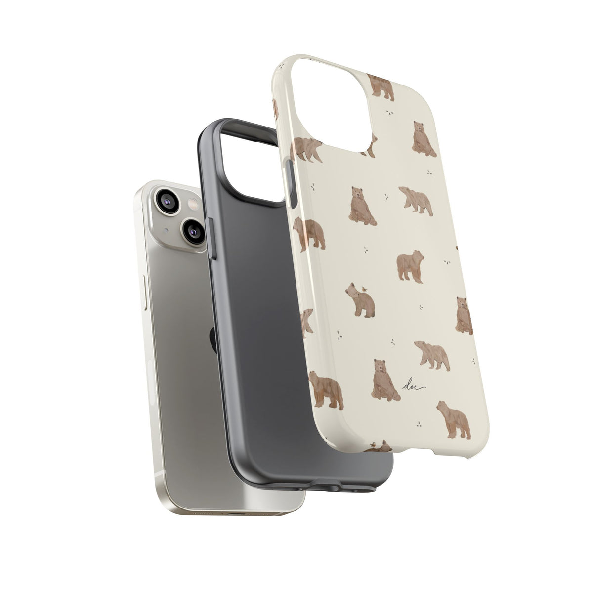 Brown Bears iPhone Case