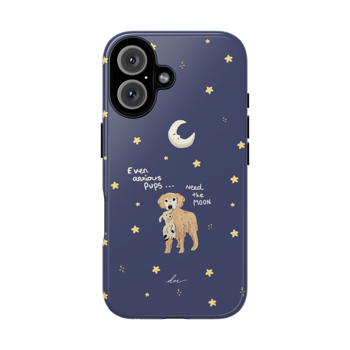 Anxious Pup iPhone Case