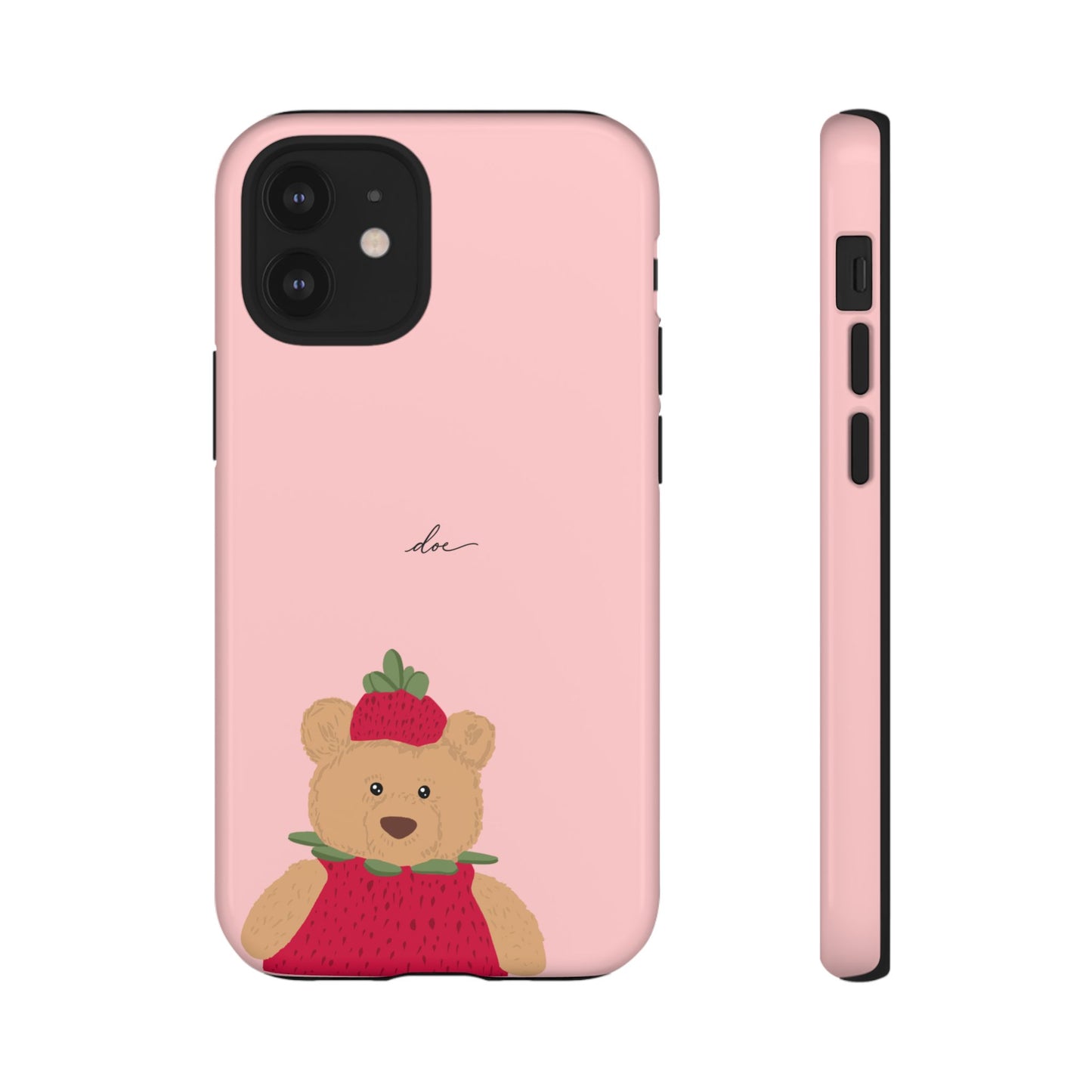 Strawberry Bear iPhone Case