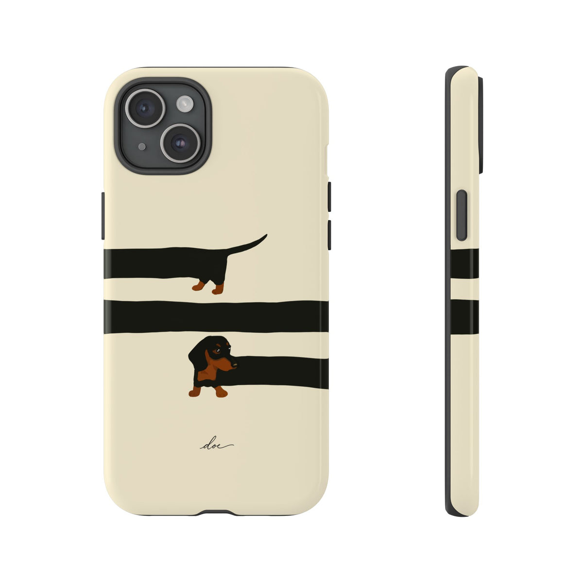 Stretchy The Dachshund iPhone Case