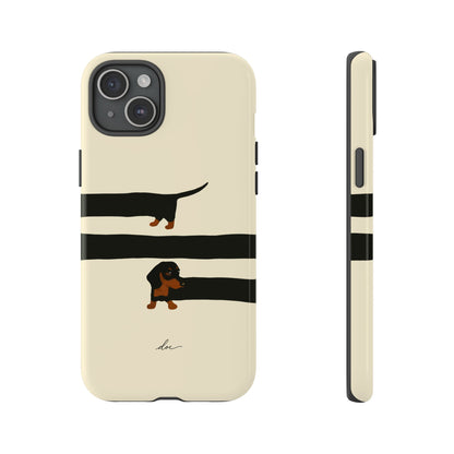 Stretchy The Dachshund iPhone Case