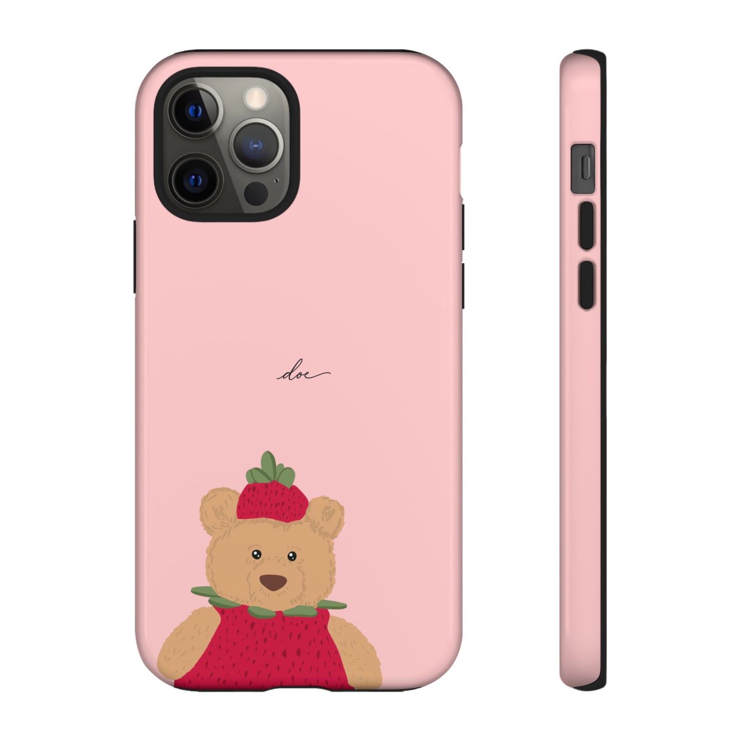 Strawberry Bear iPhone Case