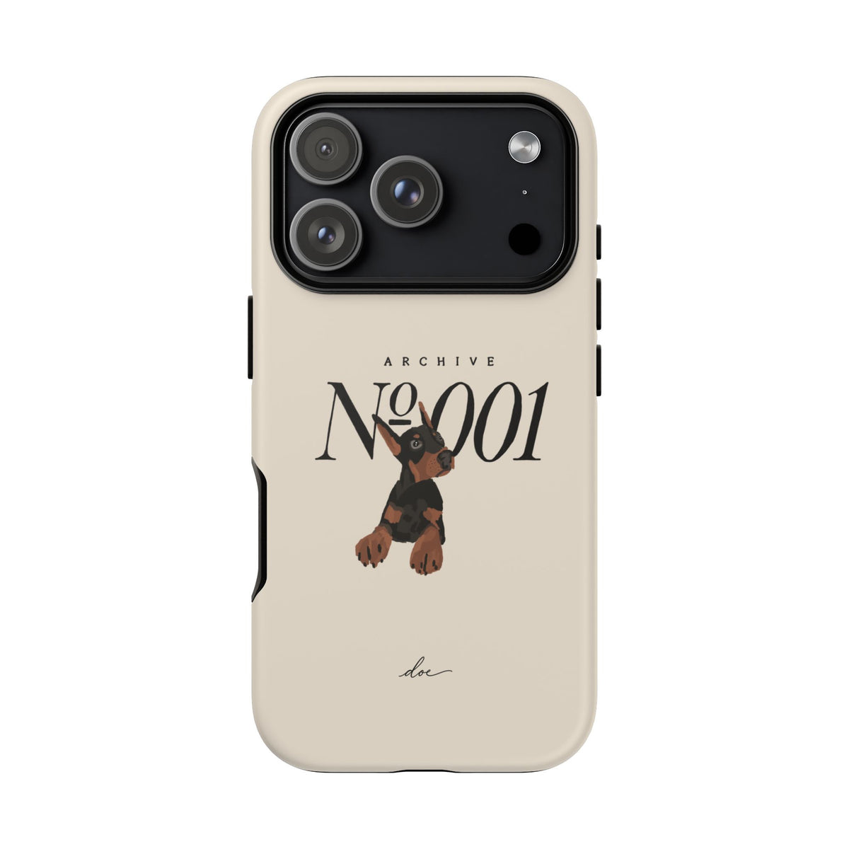 Doberman 001 iPhone Case