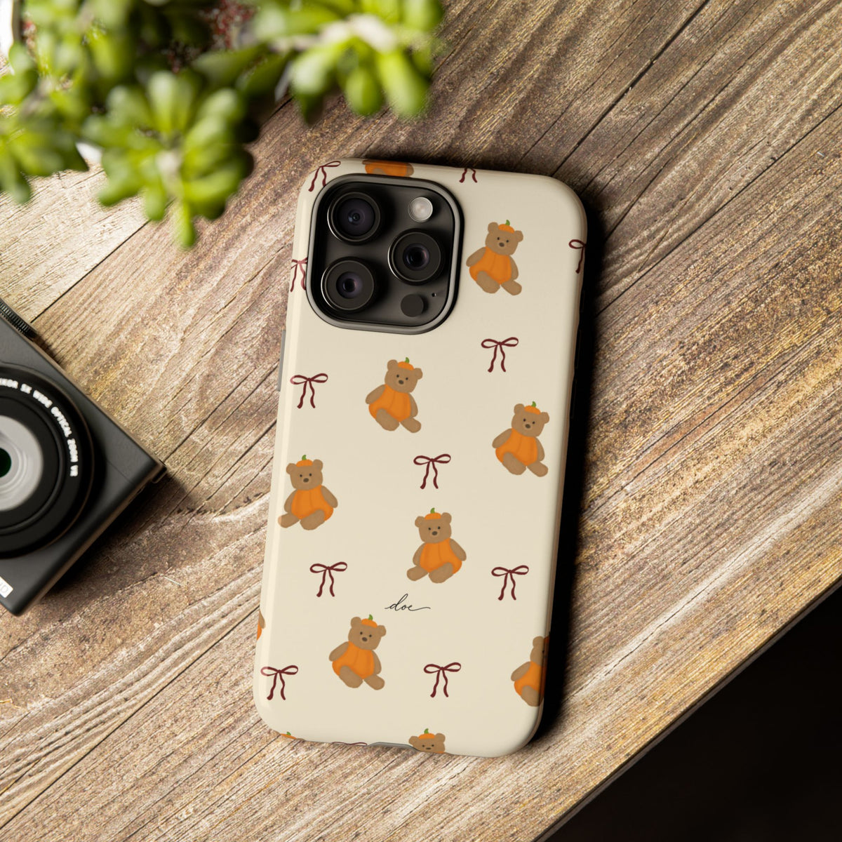 Pumpkin Bows iPhone Case