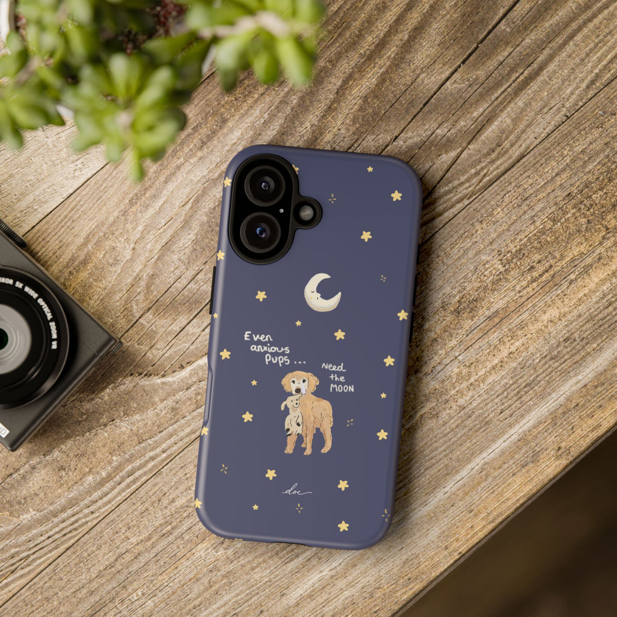 Anxious Pup iPhone Case