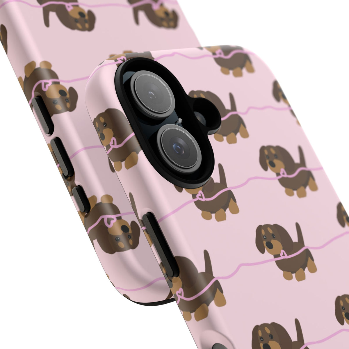 Pink Dachshunds iPhone Case