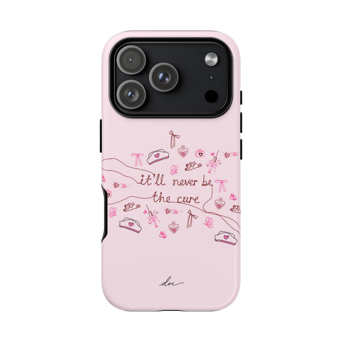 Never The Cure iPhone Case