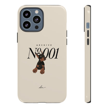 Doberman 001 iPhone Case