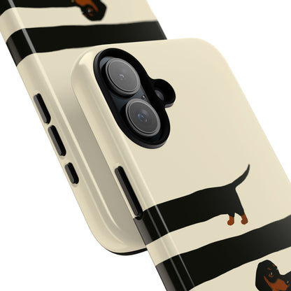 Stretchy The Dachshund iPhone Case