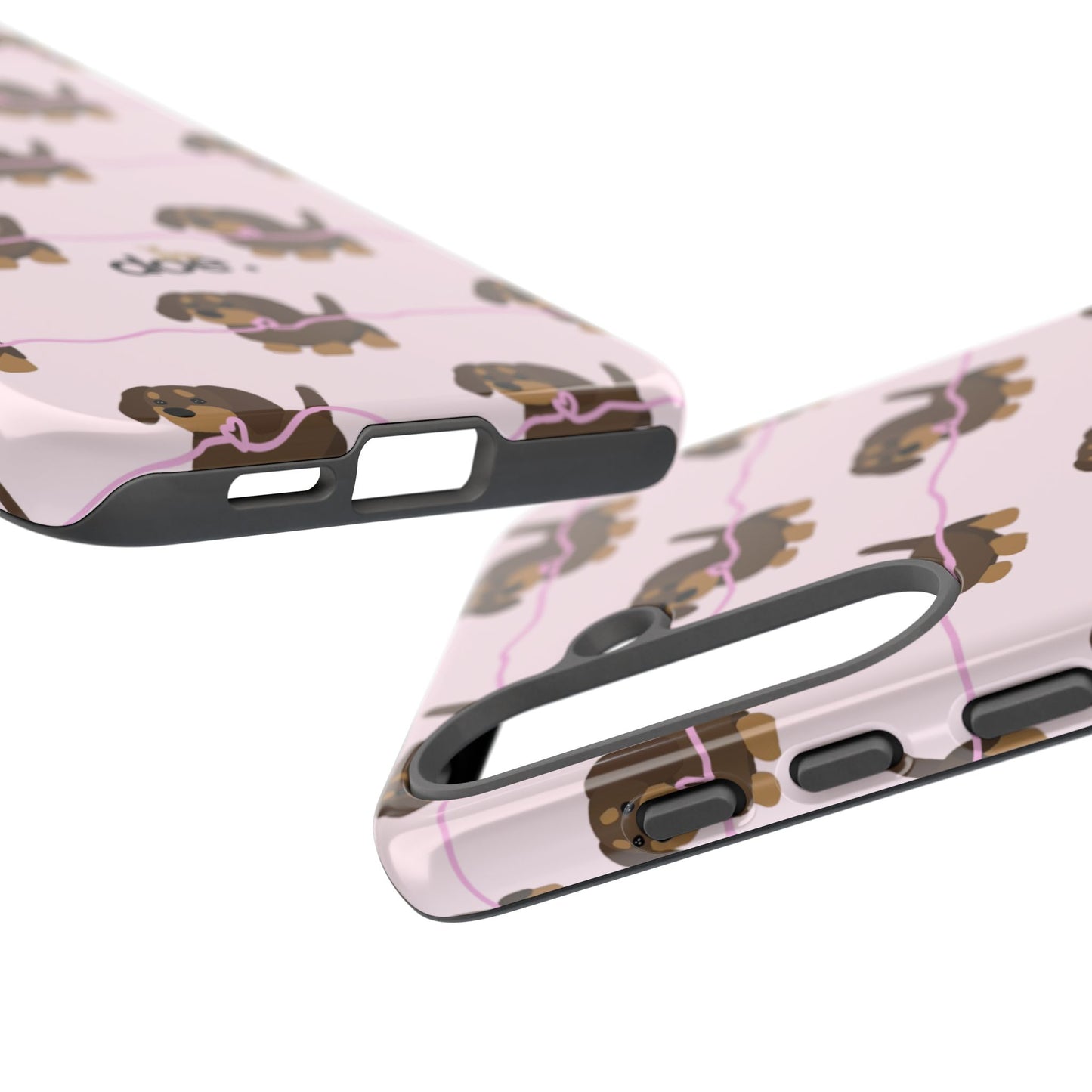Pink Dachshund Samsung Case