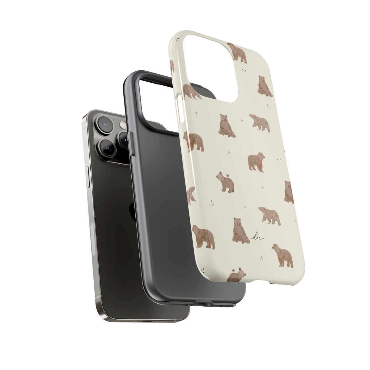 Brown Bears iPhone Case