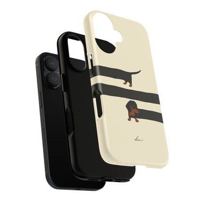 Stretchy The Dachshund iPhone Case