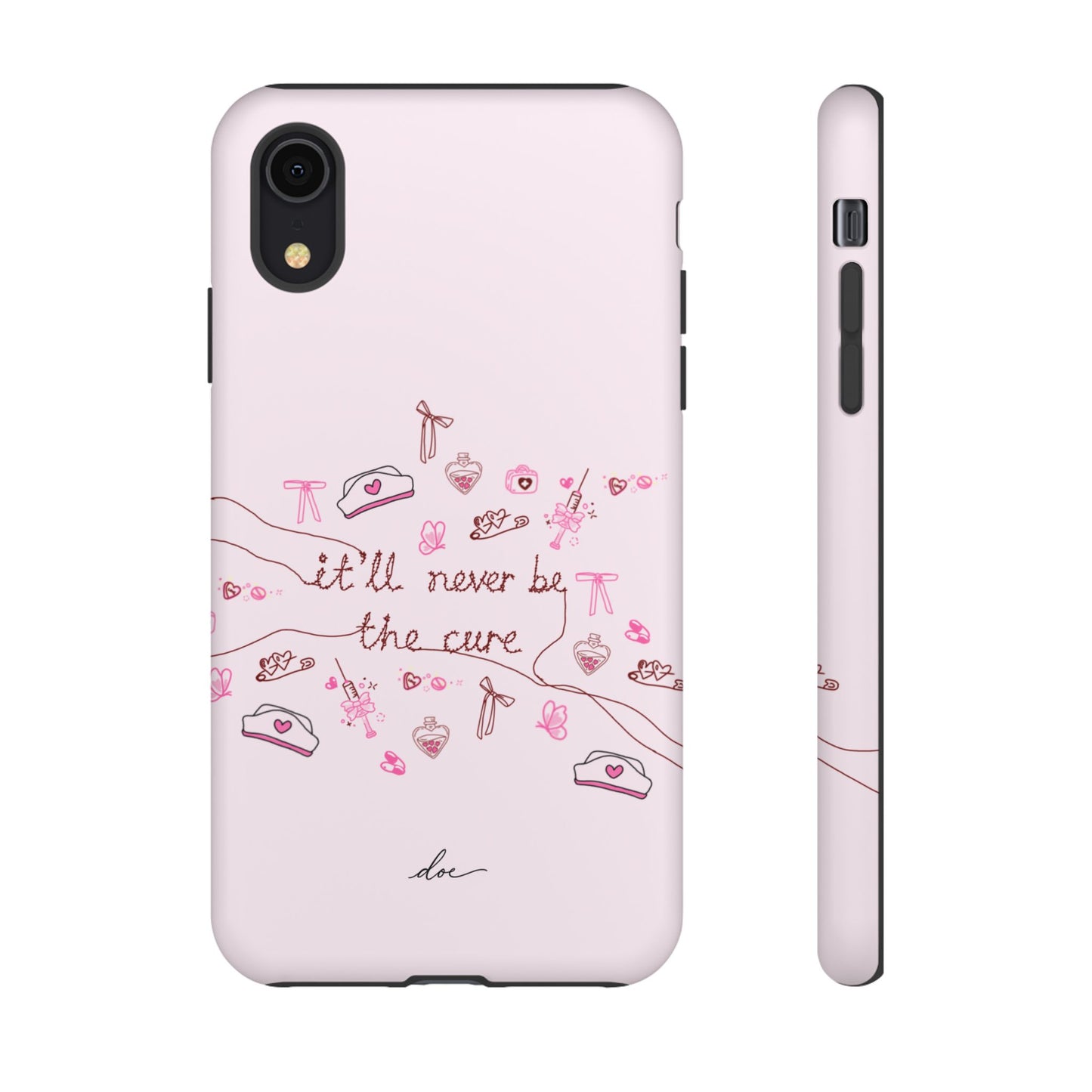 Never The Cure iPhone Case