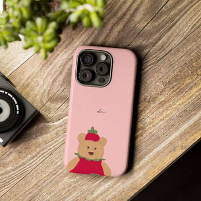 Strawberry Bear iPhone Case