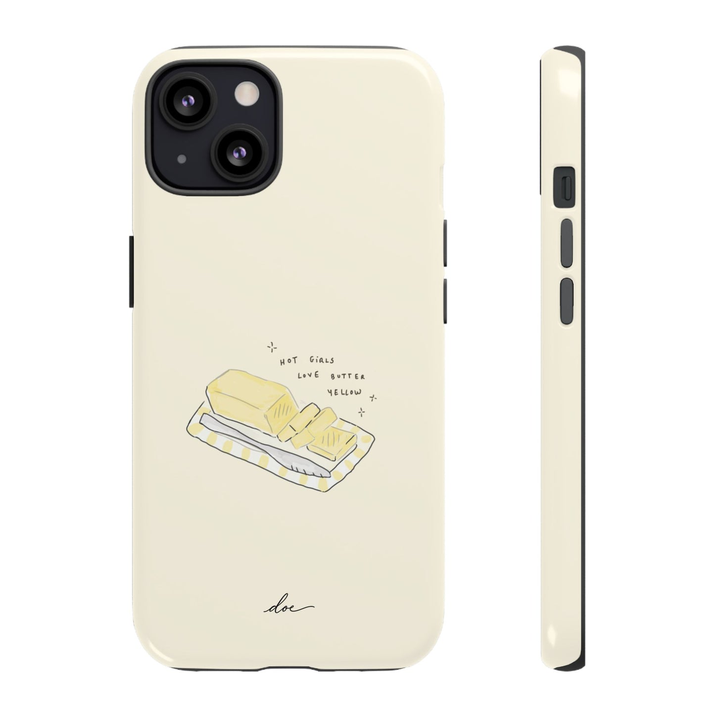Butter Yellow iPhone Case