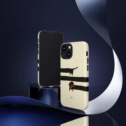 Stretchy The Dachshund iPhone Case