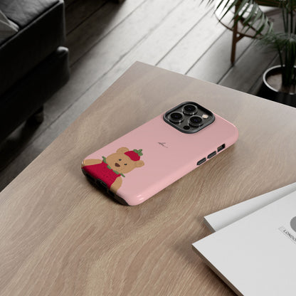 Strawberry Bear iPhone Case