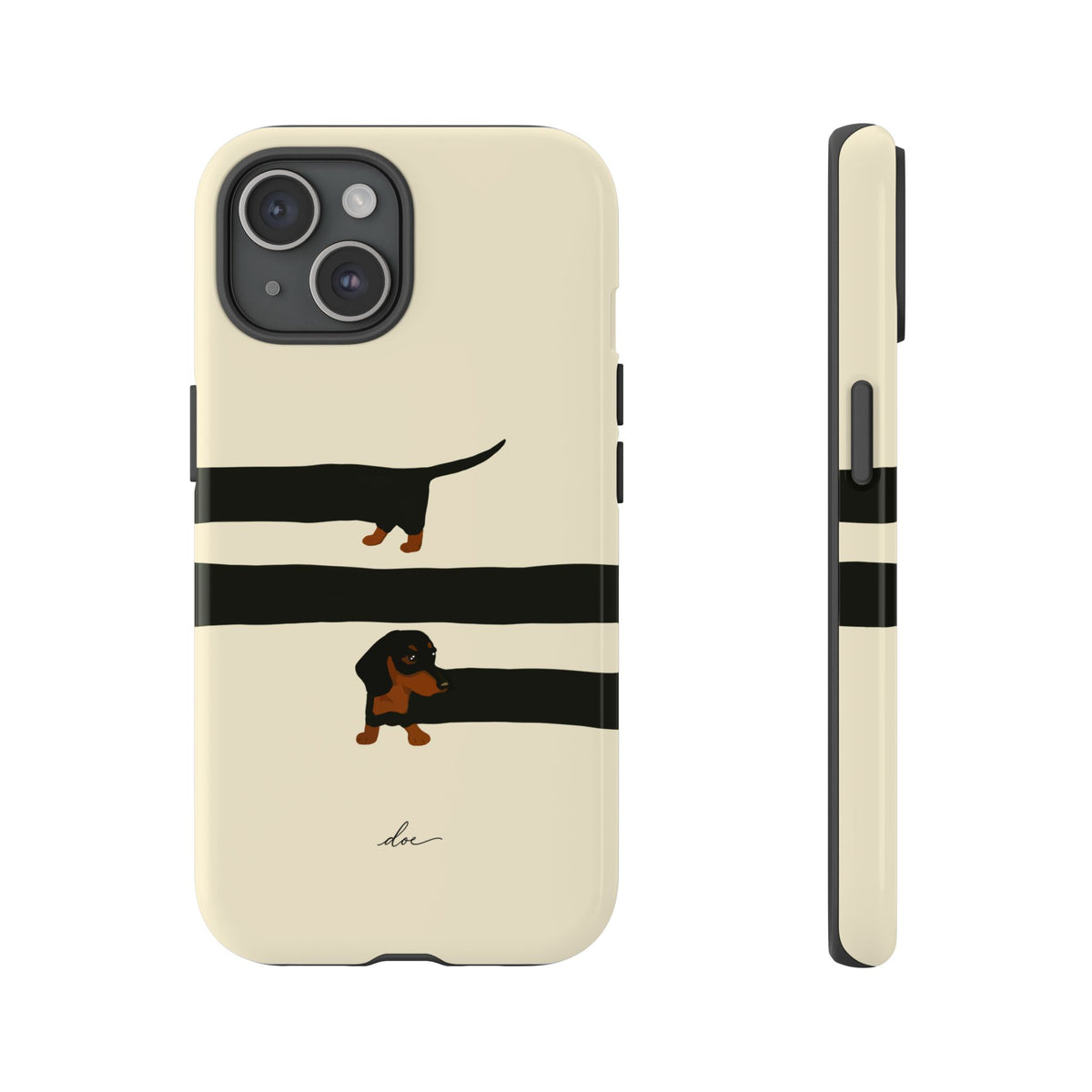 Stretchy The Dachshund iPhone Case