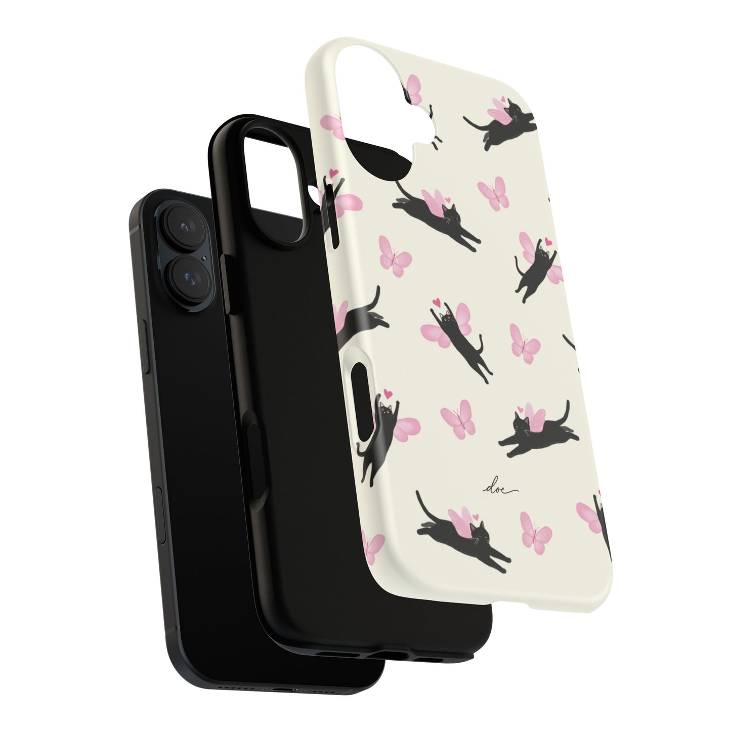 Black Cat iPhone Case