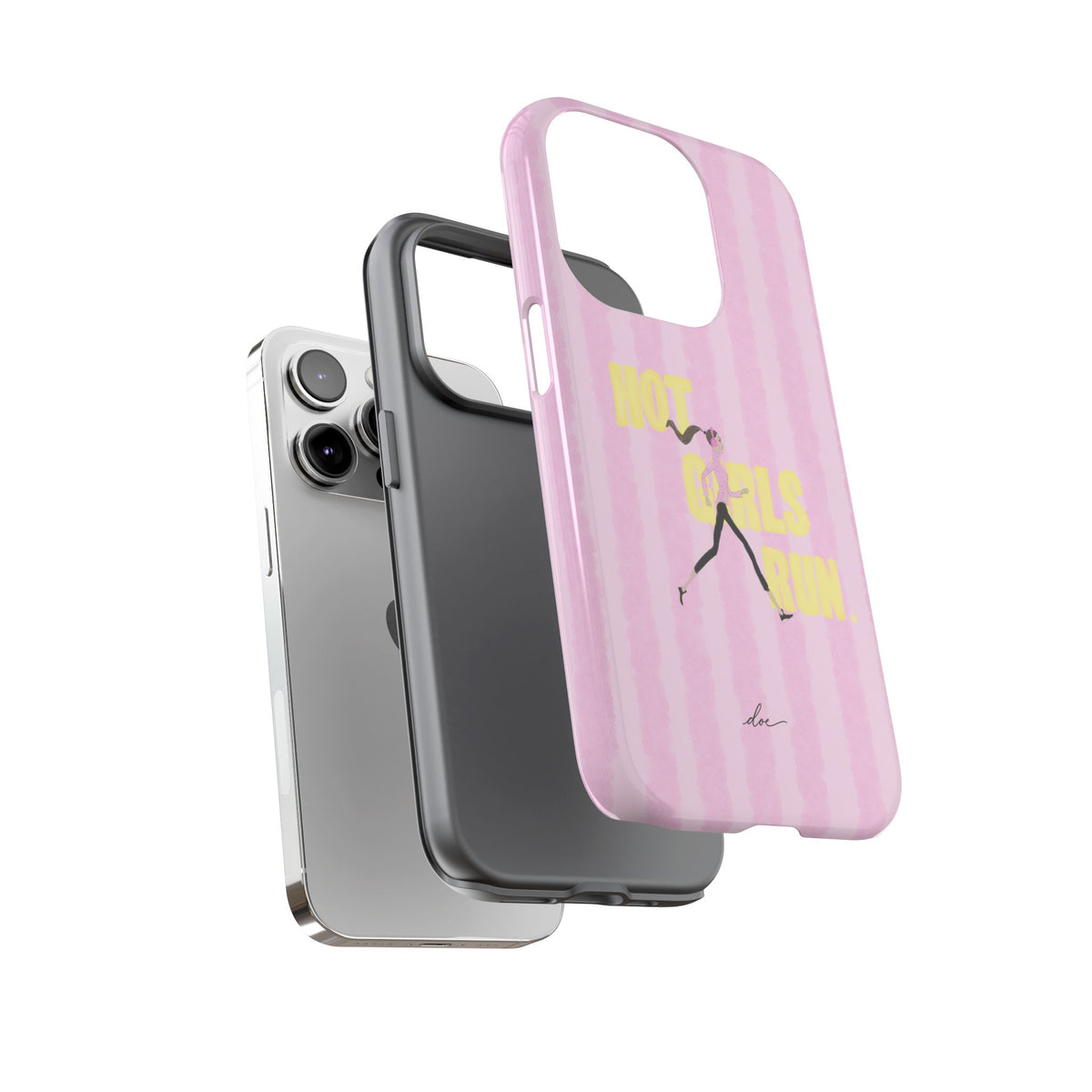 Hot Girls Run iPhone Case