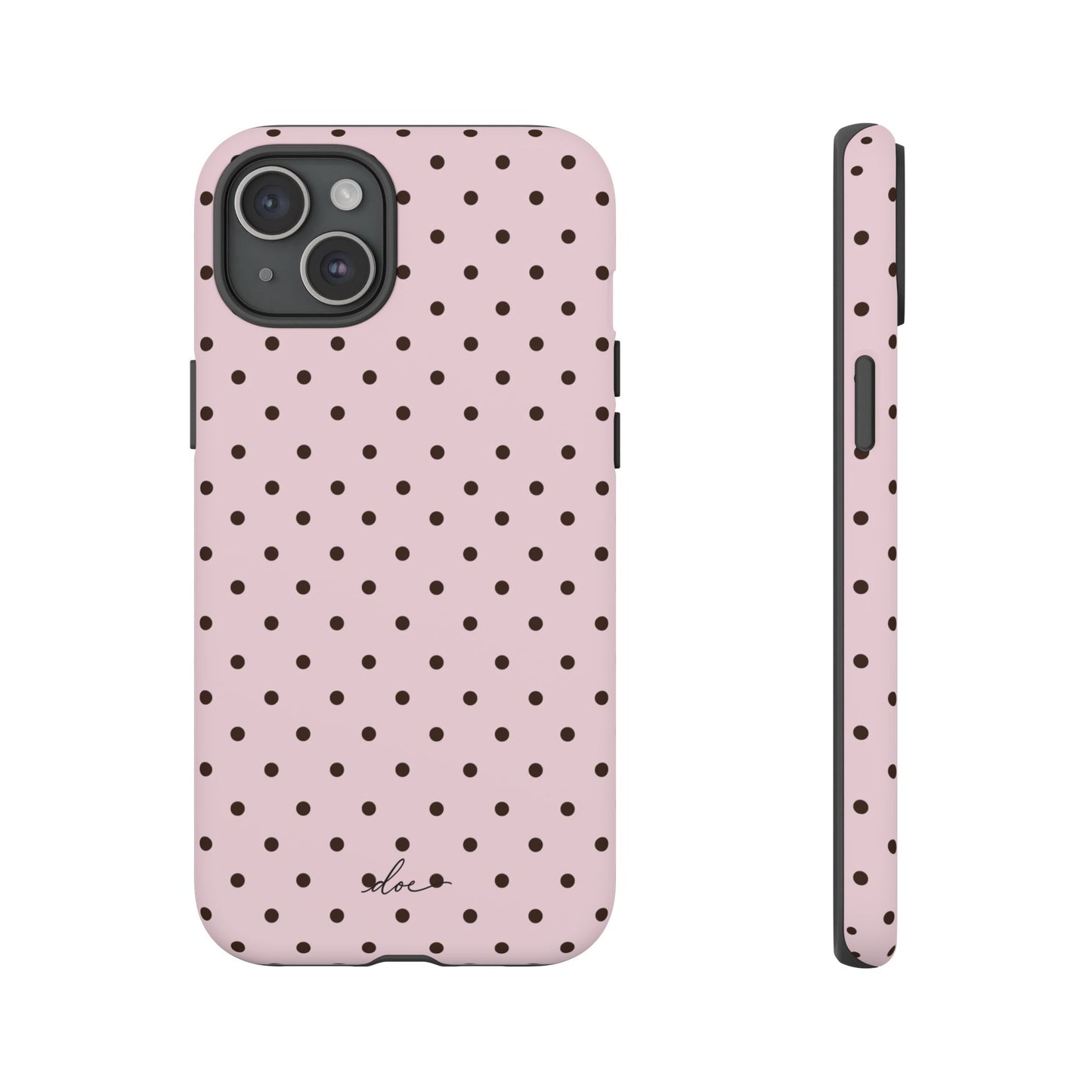 Pink Polka Dot iPhone Case