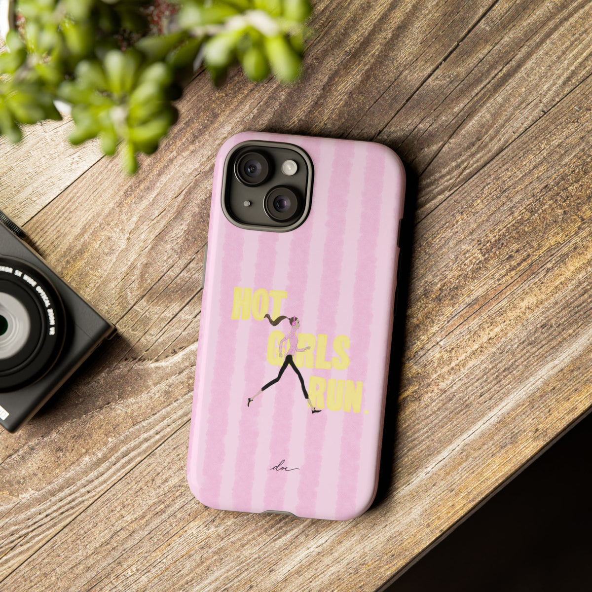 Hot Girls Run iPhone Case
