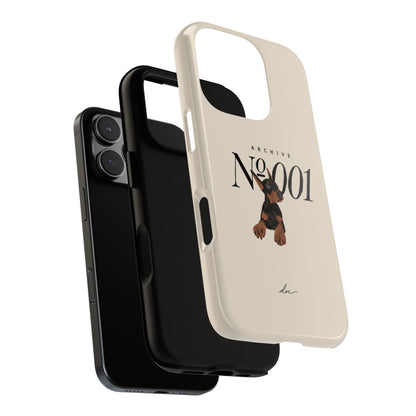 Doberman 001 iPhone Case