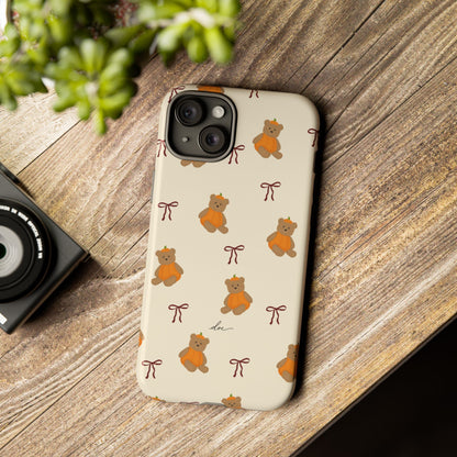 Pumpkin Bows iPhone Case