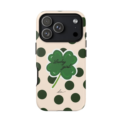 Lucky Girl iPhone Case