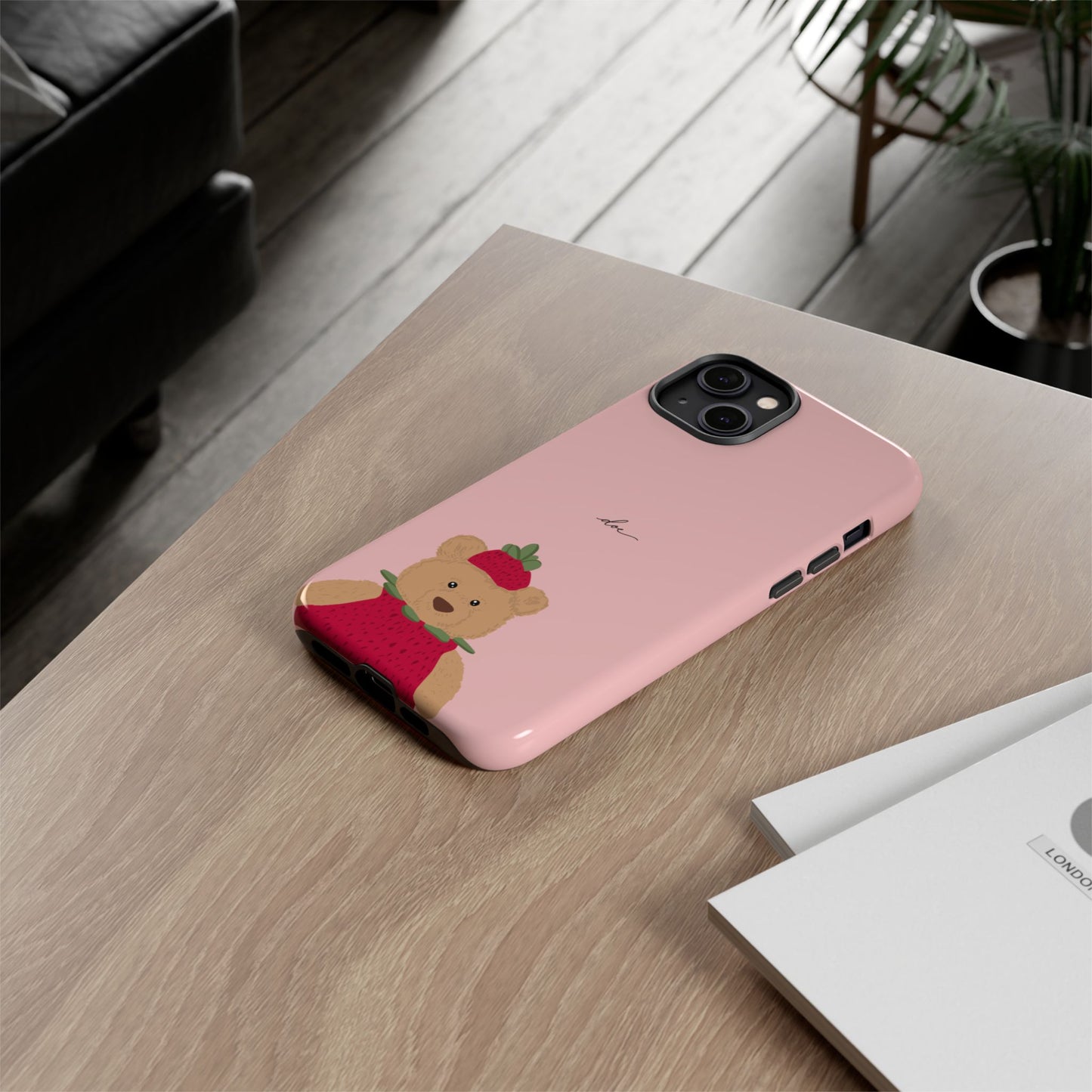 Strawberry Bear iPhone Case