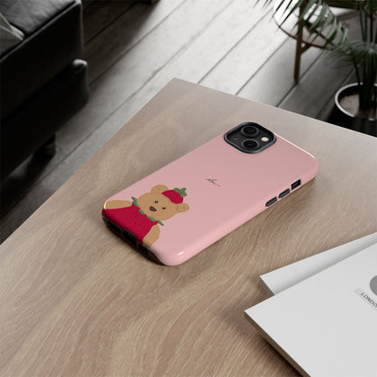 Strawberry Bear iPhone Case