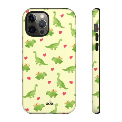 Dino Doodles iPhone Case