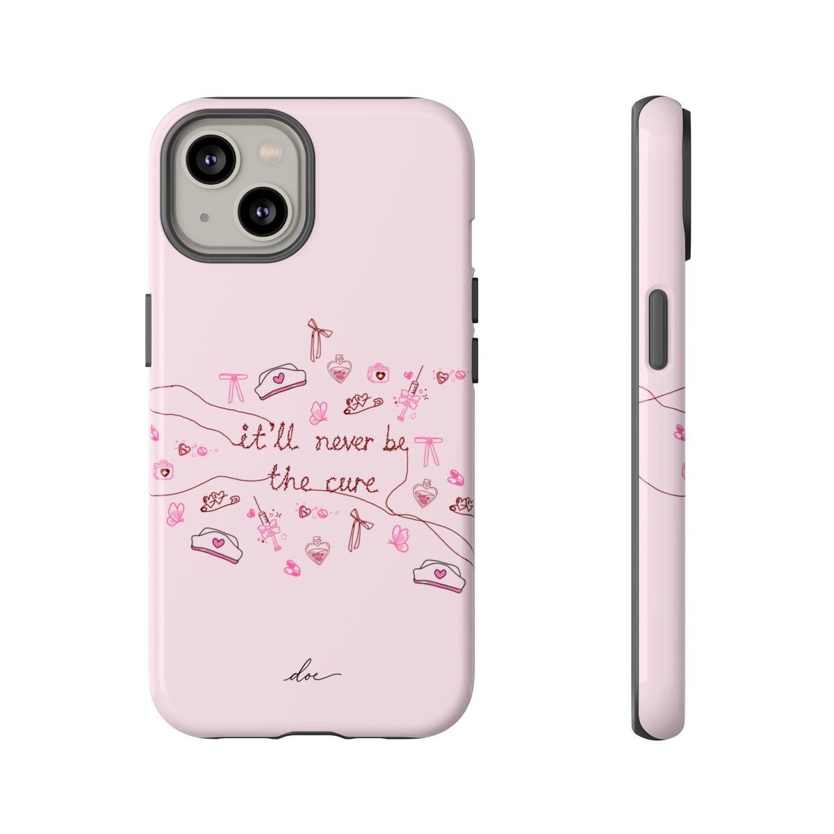 Never The Cure iPhone Case