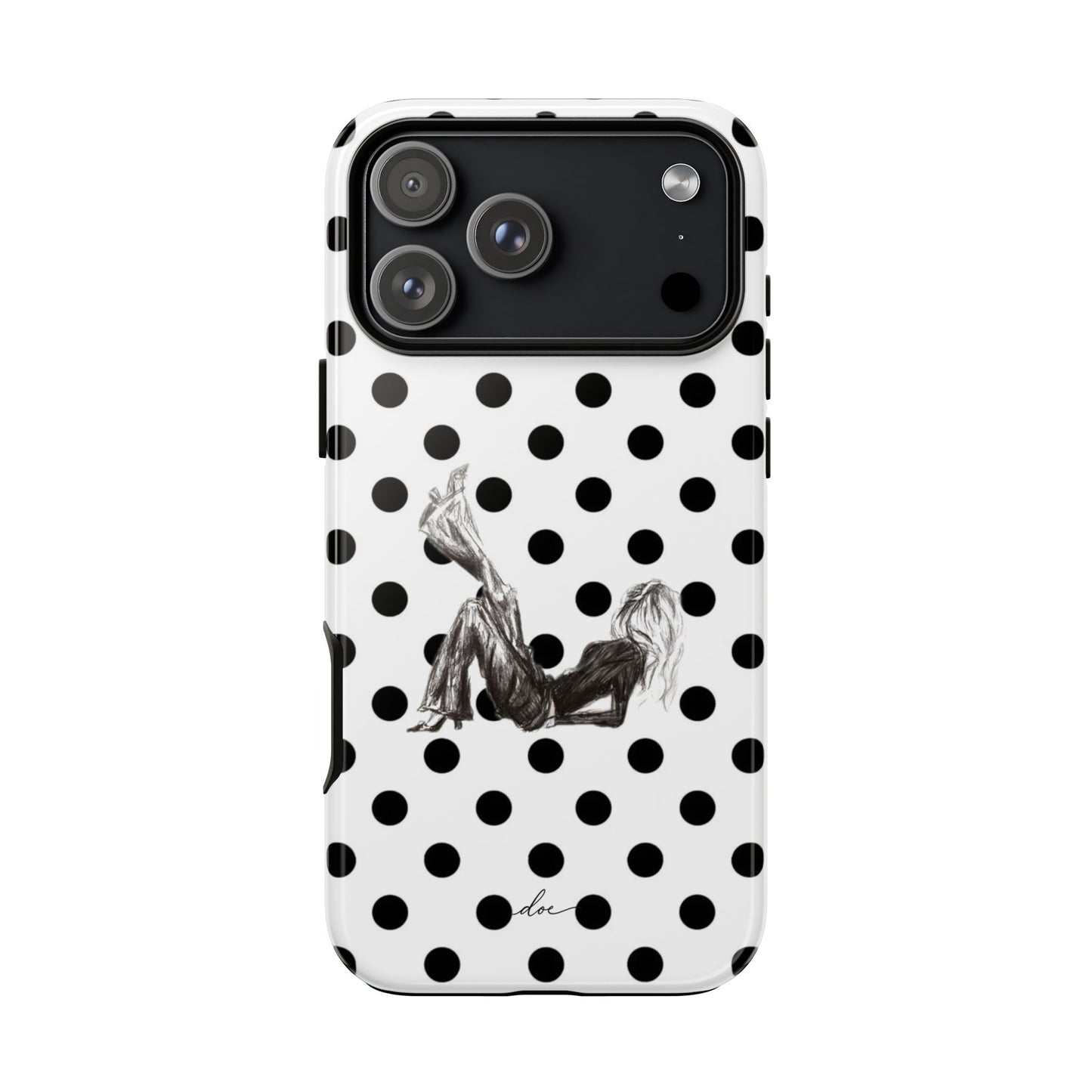 Polka Vouge Club iPhone Case