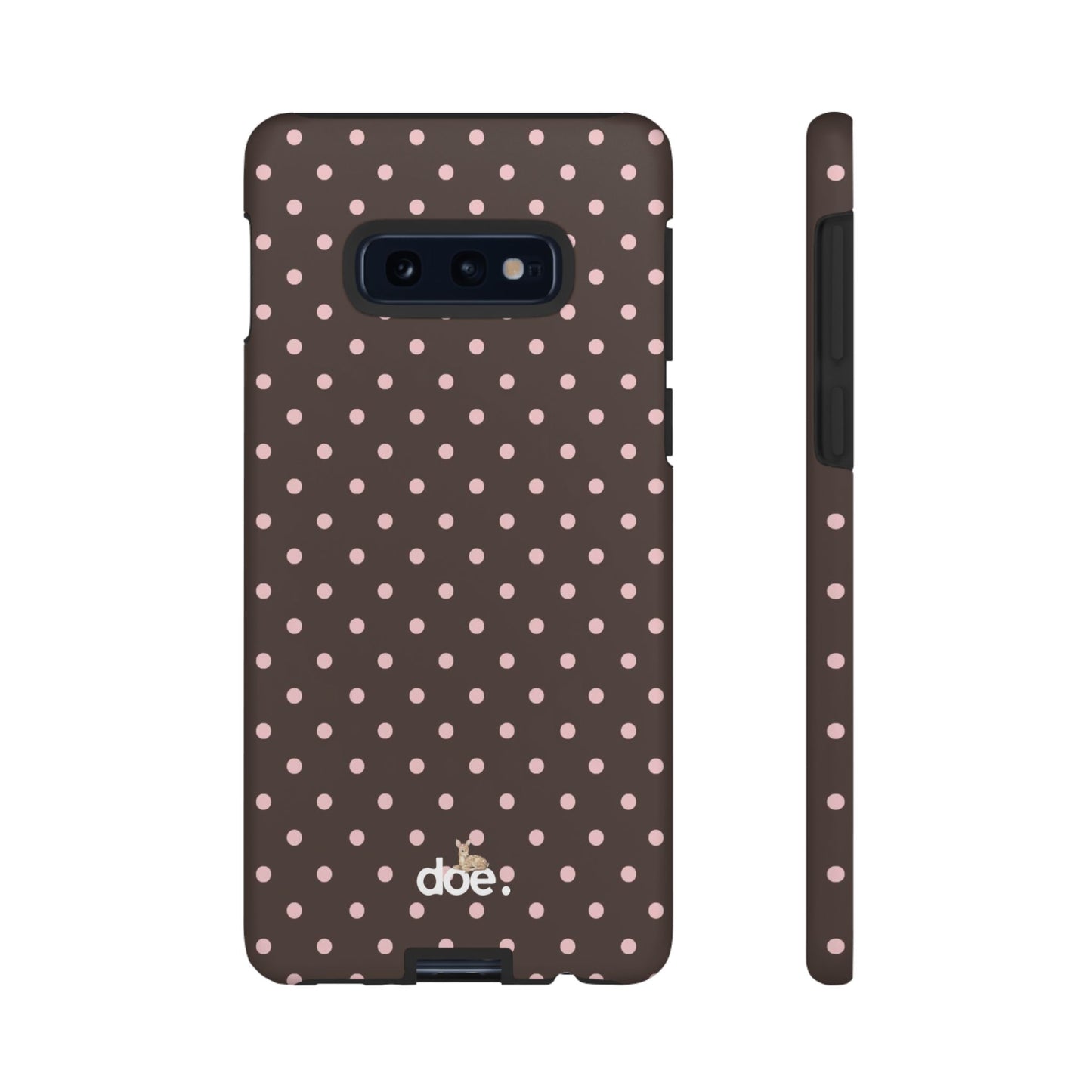 Brown Polka Dot Samsung Case