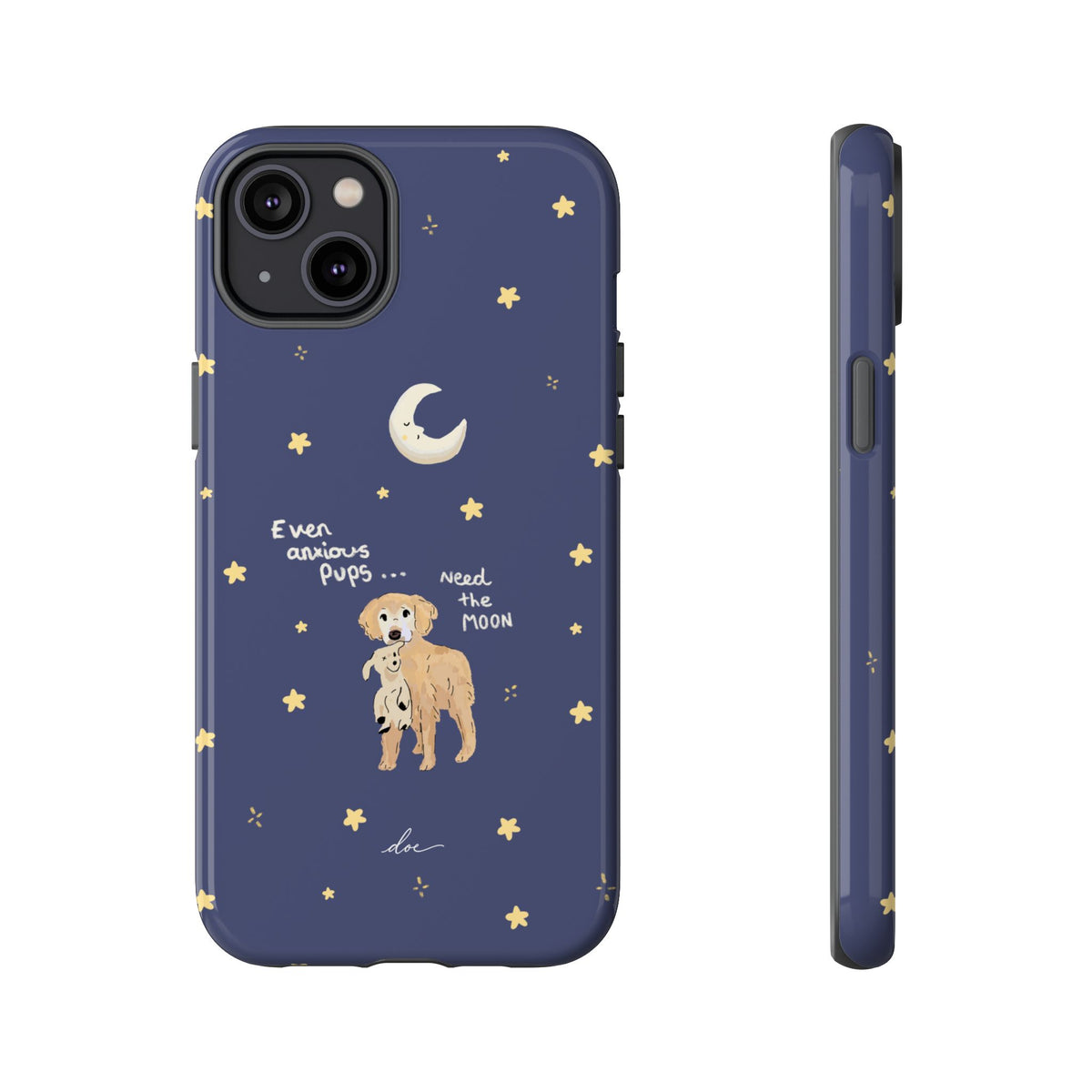 Anxious Pup iPhone Case